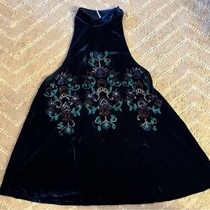 Free People Velvet&Sequin Dress